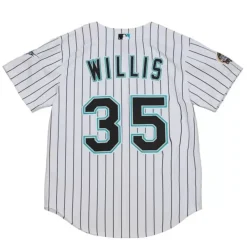 Mitchell & Ness Mlb Authentic-Authentic Dontrelle Willis Florida Marlins Home 2003 Jersey