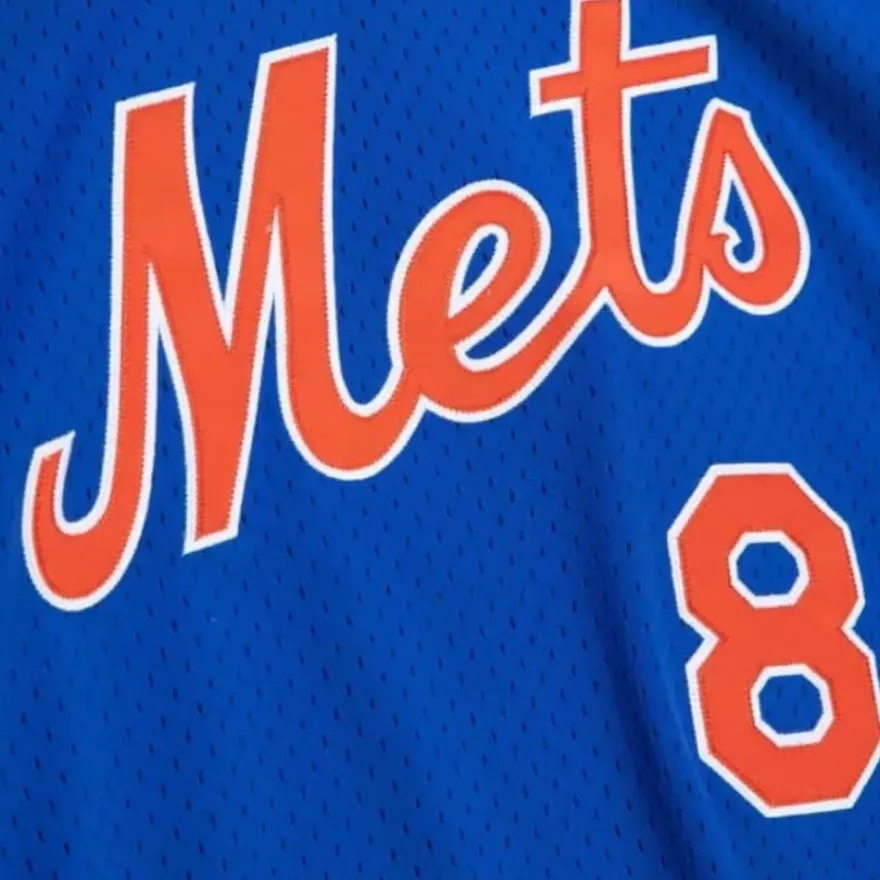Mitchell & Ness Mlb Authentic-Authentic Gary Carter New York Mets 1986 Bp Pullover Jersey