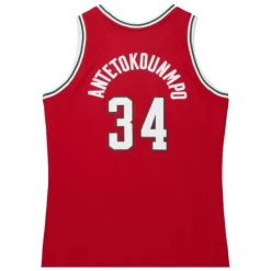 Mitchell & Ness Nba Authentic-Authentic Giannis Antetokounmpo Milwaukee Bucks Home 2014-15 Jersey