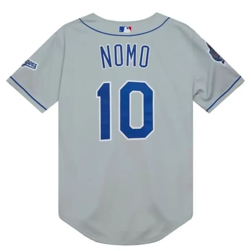 Mitchell & Ness Mlb Authentic-Authentic Hideo Nomo Los Angeles Dodgers Road 2002 Jersey