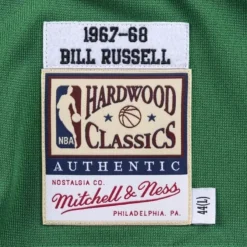 Mitchell & Ness Nba Authentic-Authentic Jersey Boston Celtics 1967-68 Bill Russell