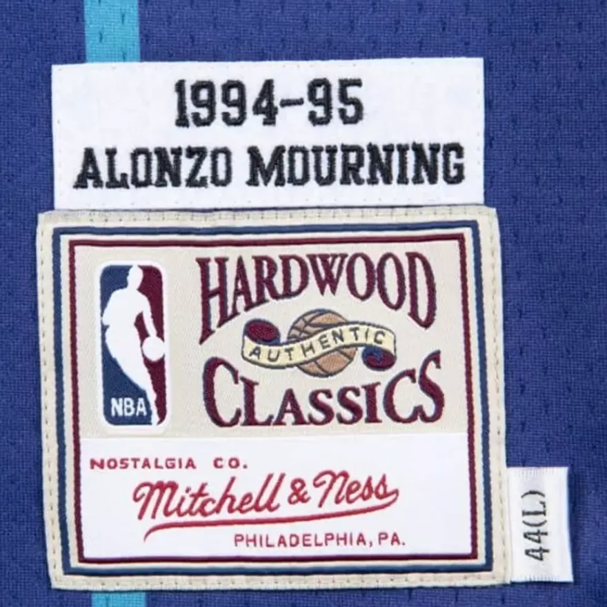 Mitchell & Ness Nba Authentic-Authentic Jersey Charlotte Hornets 1994-95 Alonzo Mourning