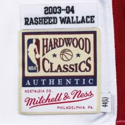 Mitchell & Ness Nba Authentic-Authentic Jersey Detroit Pistons Home Finals 2003-04 Rasheed Wallace