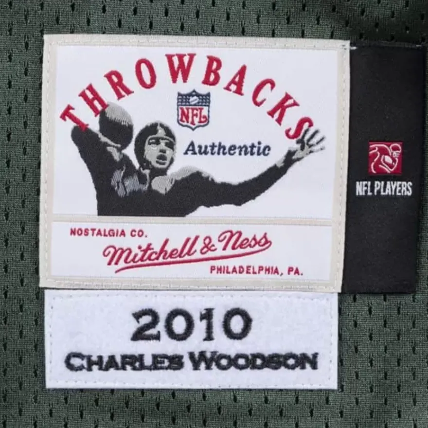 Mitchell & Ness Nfl Authentic-Authentic Jersey Green Bay Packers Super Bowl 2010 Charles Woodson