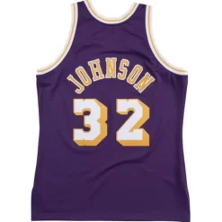 Mitchell & Ness Nba Authentic-Authentic Jersey Los Angeles Lakers Road 1984-85 Magic Johnson