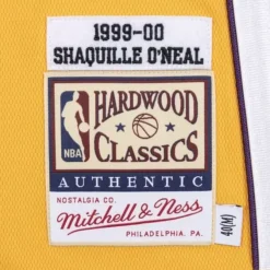 Mitchell & Ness Nba Authentic-Authentic Jersey Los Angeles Lakers 1999-00 Shaquille O'Neal