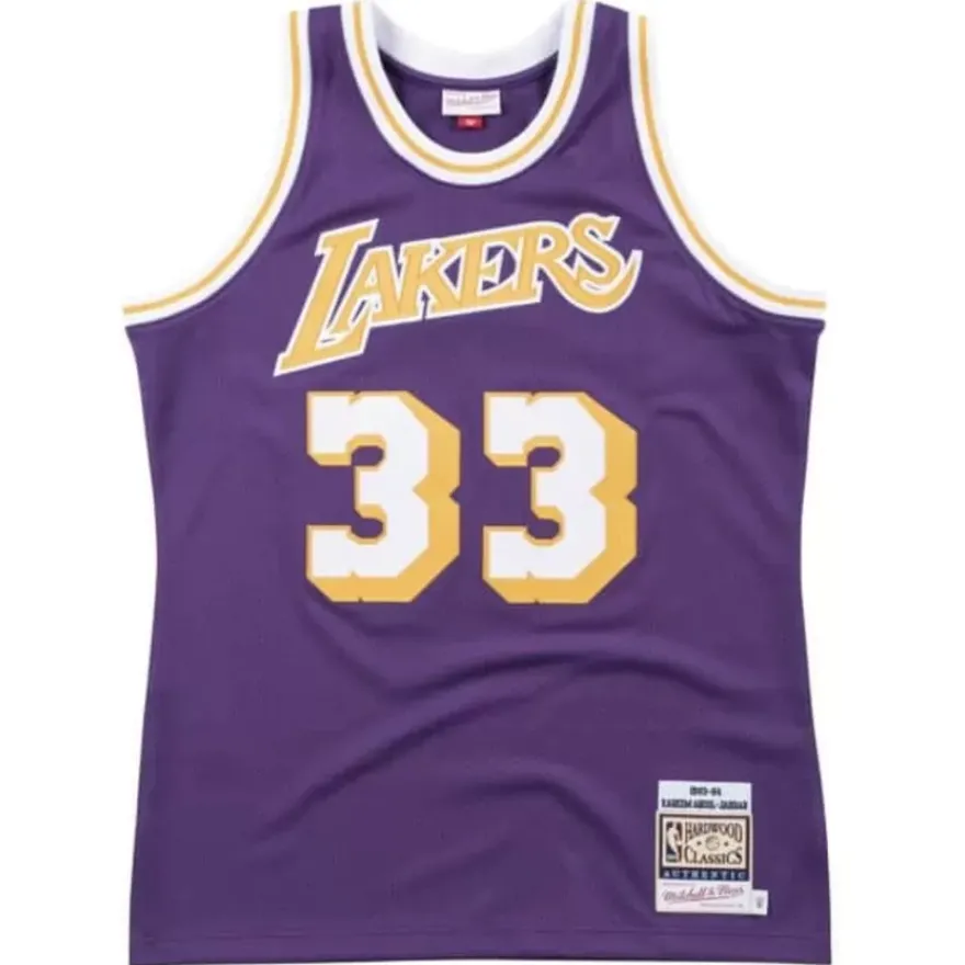 Mitchell & Ness Nba Authentic-Authentic Jersey Los Angeles Lakers 1983-84 Kareem Abdul-Jabbar