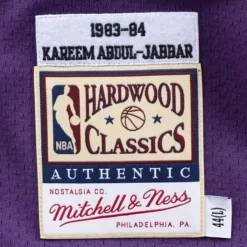 Mitchell & Ness Nba Authentic-Authentic Jersey Los Angeles Lakers 1983-84 Kareem Abdul-Jabbar