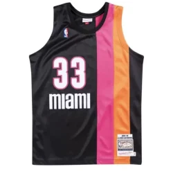 Mitchell & Ness Nba Authentic-Authentic Jersey Miami Heat Alternate 2005-06 Alonzo Mourning