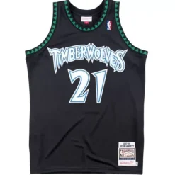 Mitchell & Ness Nba Authentic-Authentic Jersey Minnesota Timberwolves Alternate 1997-98 Kevin Garnett
