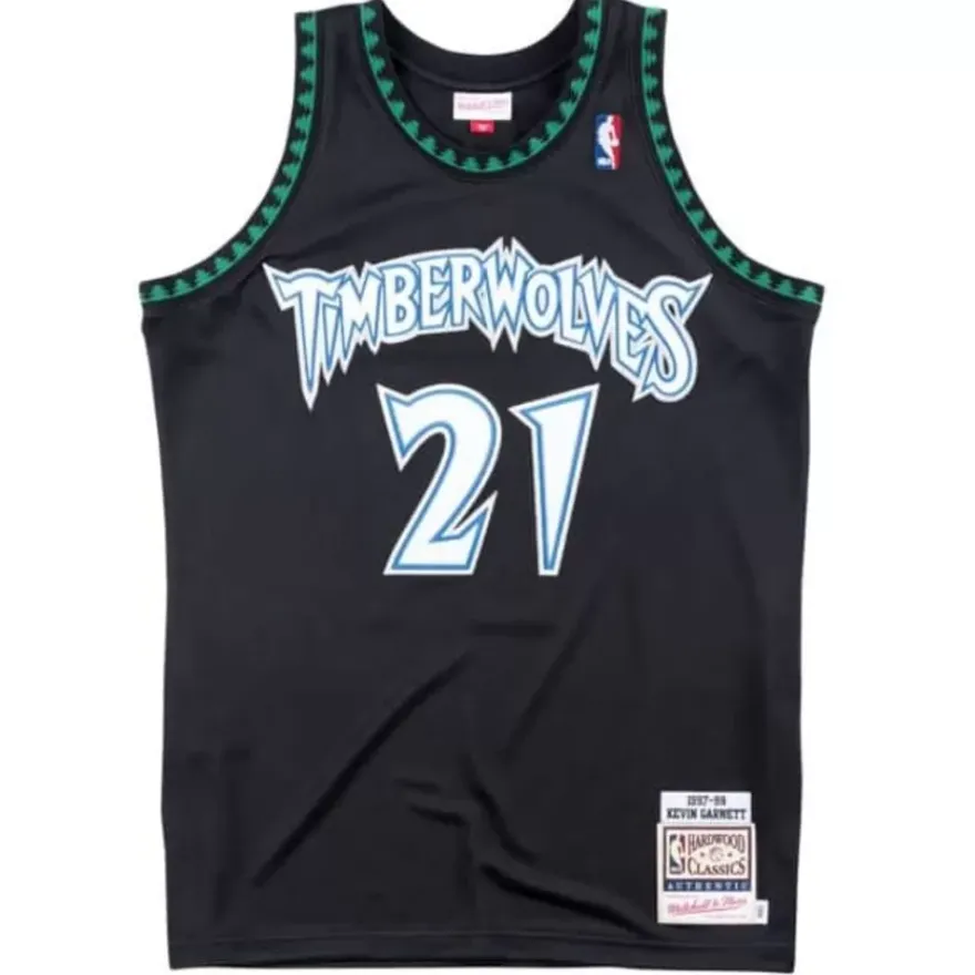 Mitchell & Ness Nba Authentic-Authentic Jersey Minnesota Timberwolves Alternate 1997-98 Kevin Garnett
