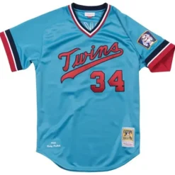 Mitchell & Ness Mlb Authentic-Authentic Jersey Minnesota Twins 1984 Kirby Puckett