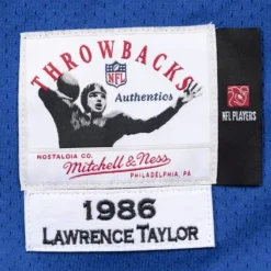 Mitchell & Ness Nfl Authentic-Authentic Jersey New York Giants 1986 Lawrence Taylor