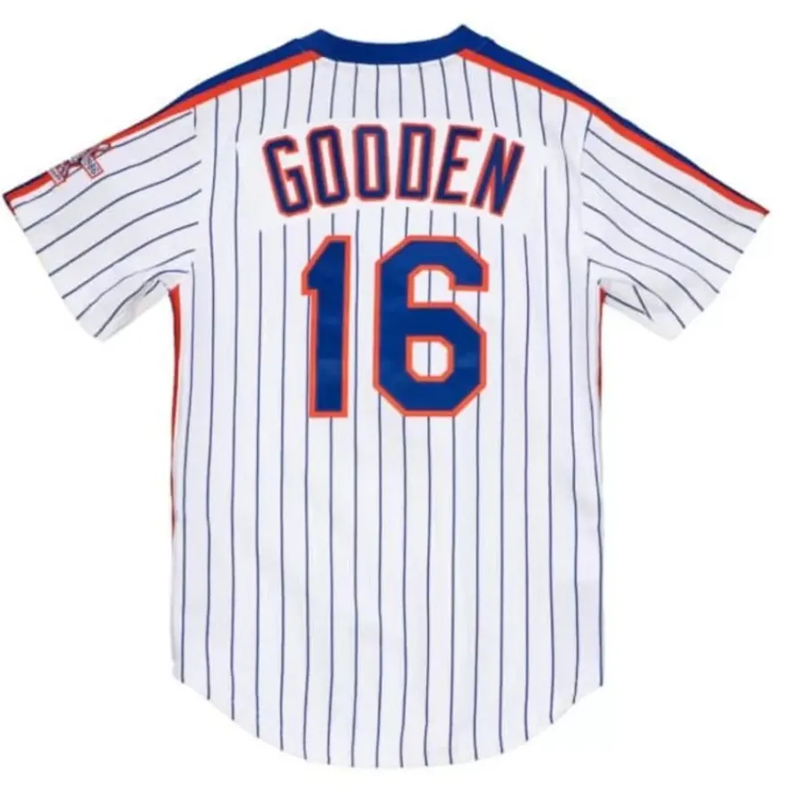 Mitchell & Ness Mlb Authentic-Authentic Jersey New York Mets Home 1986 Dwight Gooden