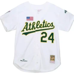 Mitchell & Ness Mlb Authentic-Authentic Jersey Oakland Athletics Home 1990 Rickey Henderson