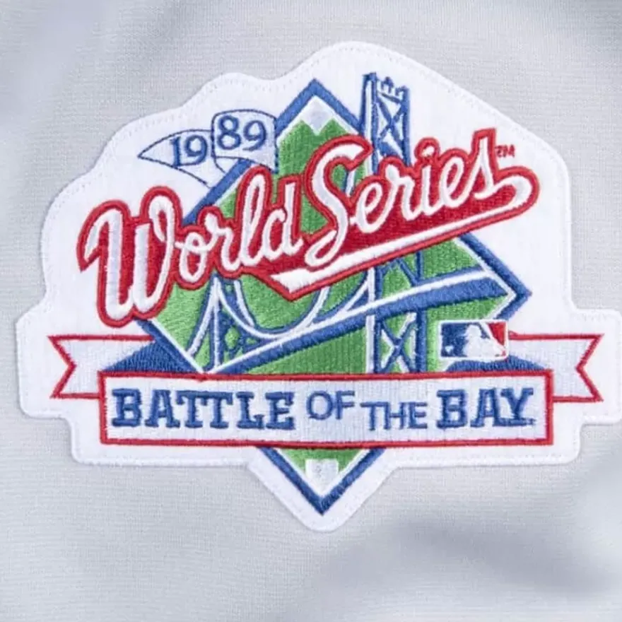 Mitchell & Ness Mlb Authentic-Authentic Jersey Oakland Athletics Road World Series 1989 Mark Mcgwire