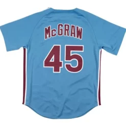 Mitchell & Ness Mlb Authentic-Authentic Jersey Philadelphia Phillies Road 1980 Tug Mcgraw