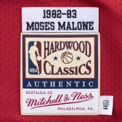 Mitchell & Ness Nba Authentic-Authentic Jersey Philadelphia 76Ers 1982-83 Moses Malone