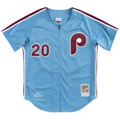 Mitchell & Ness Mlb Authentic-Authentic Jersey Philadelphia Phillies Road 1980 Mike Schmidt