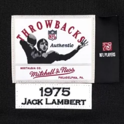 Mitchell & Ness Nfl Authentic-Authentic Jersey Pittsburgh Steelers 1975 Jack Lambert