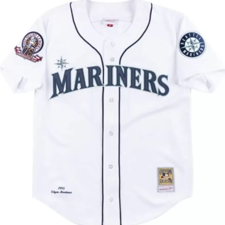 Mitchell & Ness Mlb Authentic-Authentic Jersey Seattle Mariners Home 1995 Edgar Martinez