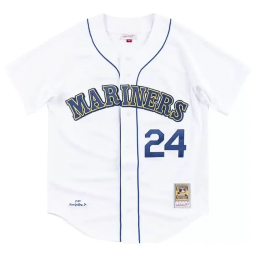 Mitchell & Ness Mlb Authentic-Authentic Jersey Seattle Mariners Home 1989 Ken Griffey Jr.