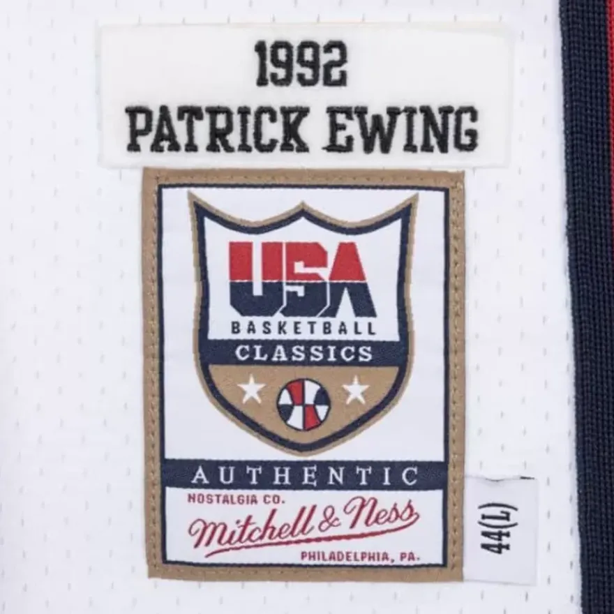 Mitchell & Ness Nba Authentic-Authentic Jersey Team Usa 1992 Patrick Ewing