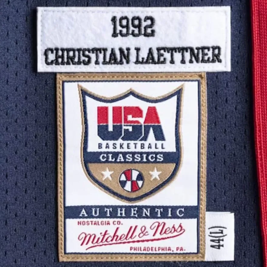 Mitchell & Ness Nba Authentic-Authentic Jersey Team Usa 1992 Christian Laettner