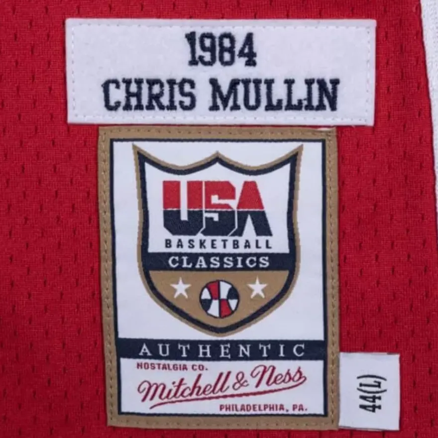 Mitchell & Ness Nba Authentic-Authentic Jersey Team Usa 1984 Chris Mullin