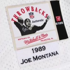 Mitchell & Ness Nfl Authentic-Authentic Joe Montana San Francisco 49Ers 1989 Jersey