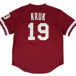 Mitchell & Ness Mlb Authentic-Authentic John Kruk Philadelphia Phillies 1991 Pullover Jersey