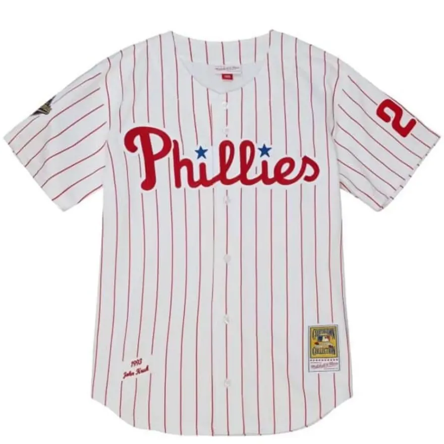 Mitchell & Ness Mlb Authentic-Authentic John Kruk Philadelphia Phillies Home World Series 1993 Jersey