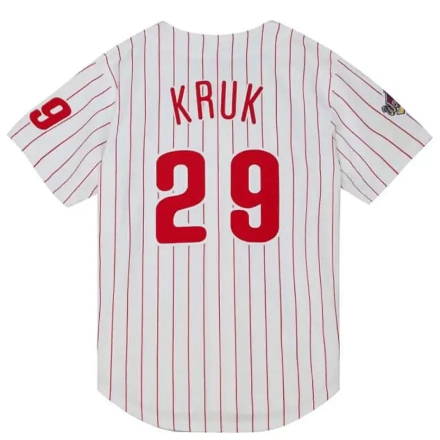 Mitchell & Ness Mlb Authentic-Authentic John Kruk Philadelphia Phillies Home World Series 1993 Jersey