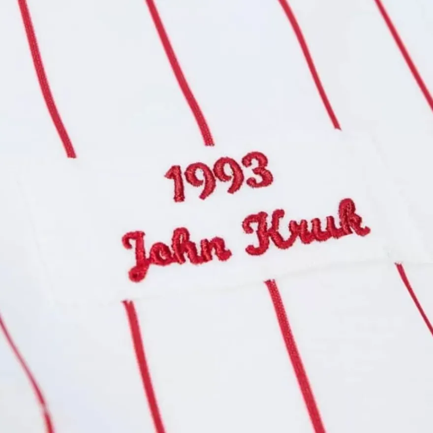 Mitchell & Ness Mlb Authentic-Authentic John Kruk Philadelphia Phillies Home World Series 1993 Jersey