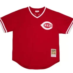 Mitchell & Ness Mlb Authentic-Authentic Johnny Bench Cincinnati Reds 1983 Pullover Jersey