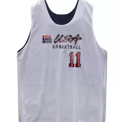 Mitchell & Ness Nba Authentic-Authentic Karl Malone Team Usa Mens 1996-97 Jersey