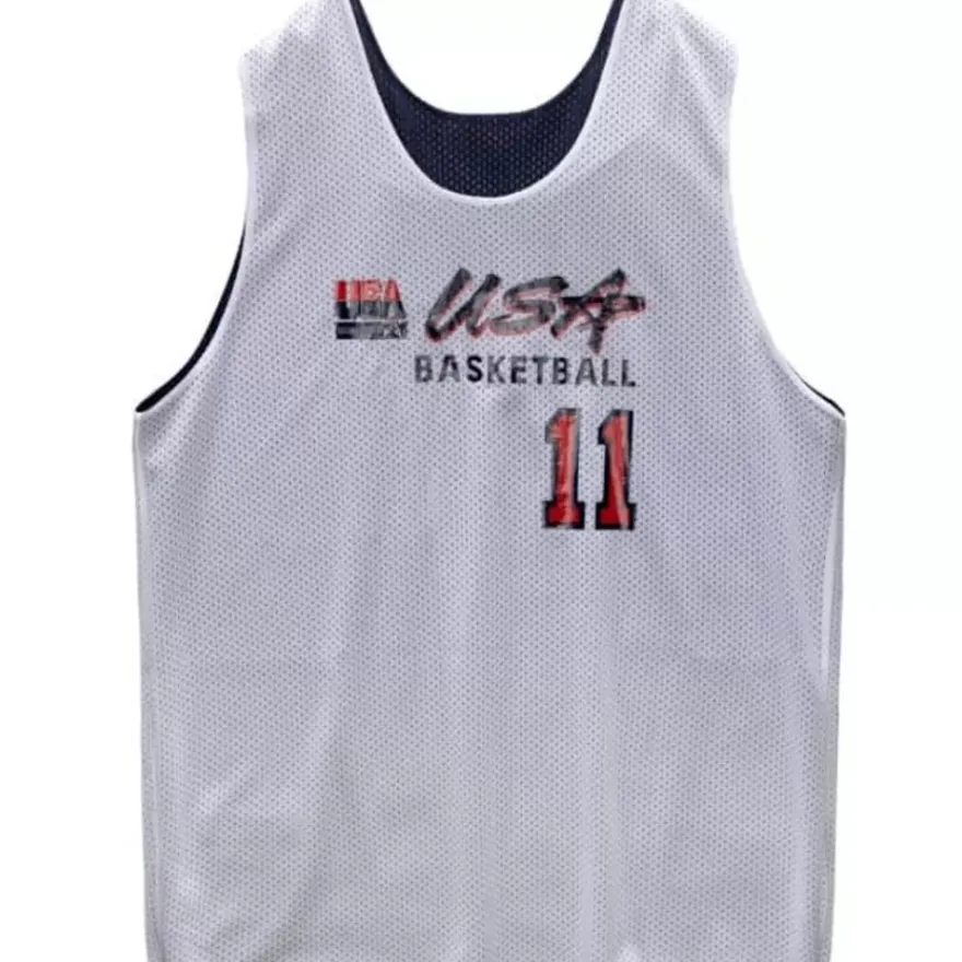 Mitchell & Ness Nba Authentic-Authentic Karl Malone Team Usa Mens 1996-97 Jersey