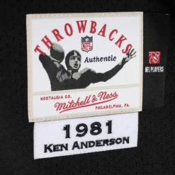 Mitchell & Ness Nfl Authentic-Authentic Ken Anderson Cincinnati Bengals 1981 Jersey