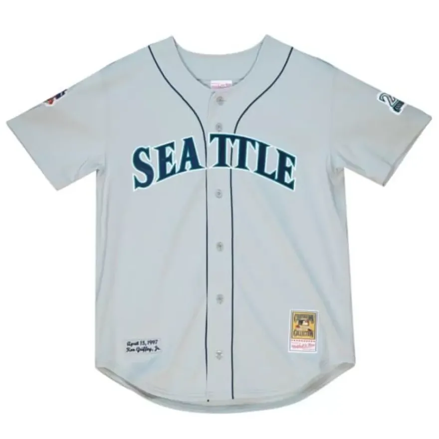 Mitchell & Ness Mlb Authentic-Authentic Ken Griffey Jr Seattle Mariners Home 1997 Jersey