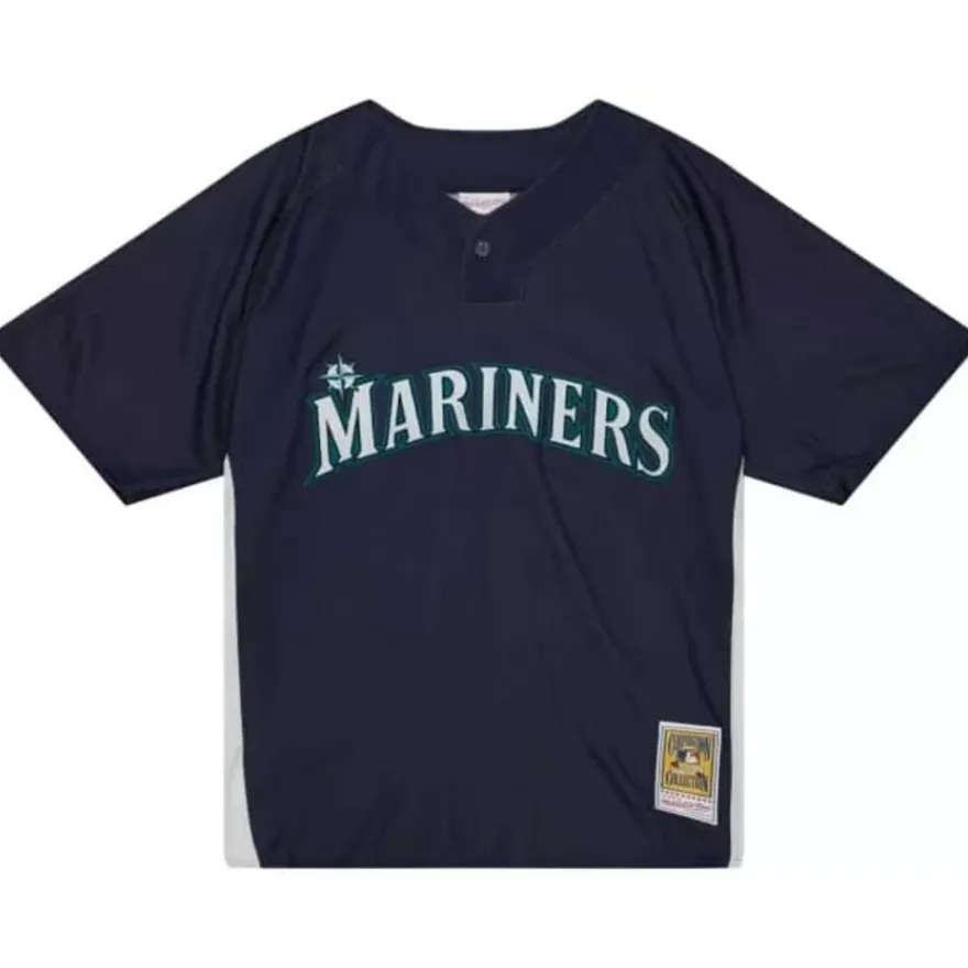 Mitchell & Ness Mlb Authentic-Authentic Ken Griffey Jr Seattle Mariners 2010 Bp Jersey