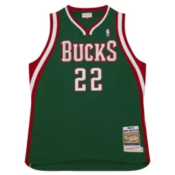 Mitchell & Ness Nba Authentic-Authentic Khris Middleton Milwaukee Bucks Road 2013-14 Jersey