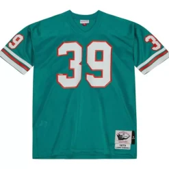 Mitchell & Ness Nfl Authentic-Authentic Larry Csonka Miami Dolphins Dark 1973 Jersey