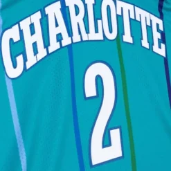 Mitchell & Ness Nba Authentic-Authentic Larry Johnson Charlotte Hornets Road 1992-93 Jersey