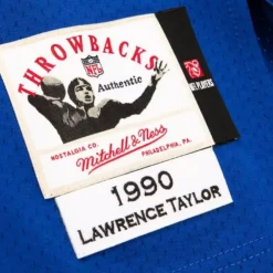 Mitchell & Ness Nfl Authentic-Authentic Lawrence Taylor New York Giants Jersey