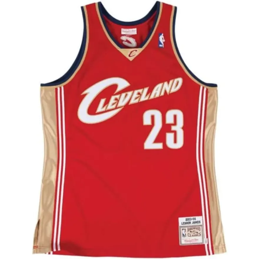 Mitchell & Ness Nba Authentic-Authentic Lebron James Cleveland Cavaliers Road 2003-04 Jersey