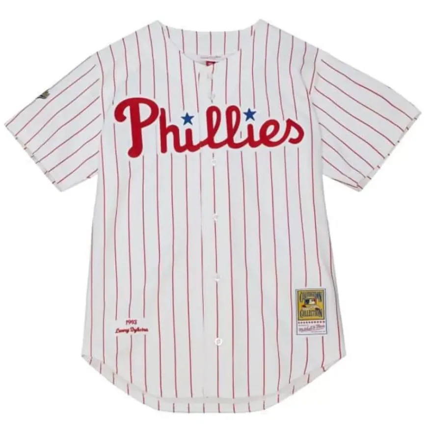 Mitchell & Ness Mlb Authentic-Authentic Lenny Dykstra Philadelphia Phillies Home World Series 1993 Jersey