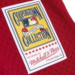 Mitchell & Ness Mlb Authentic-Authentic Lenny Dykstra Philadelphia Phillies 1991 Pullover Jersey