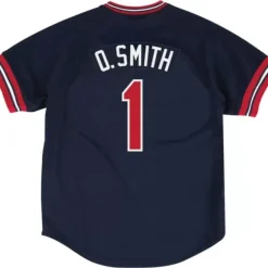 Mitchell & Ness Mlb Authentic-Authentic Mesh Bp Jersey St. Louis Cardinals 1994 Ozzie Smith