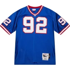 Mitchell & Ness Nfl Authentic-Authentic Michael Strahan New York Giants Dark 1993 Jersey