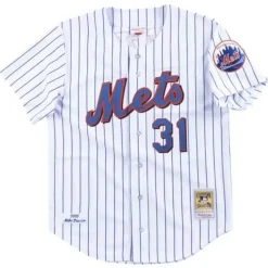 Mitchell & Ness Mlb Authentic-Authentic Mike Piazza New York Mets Home 2000 Jersey